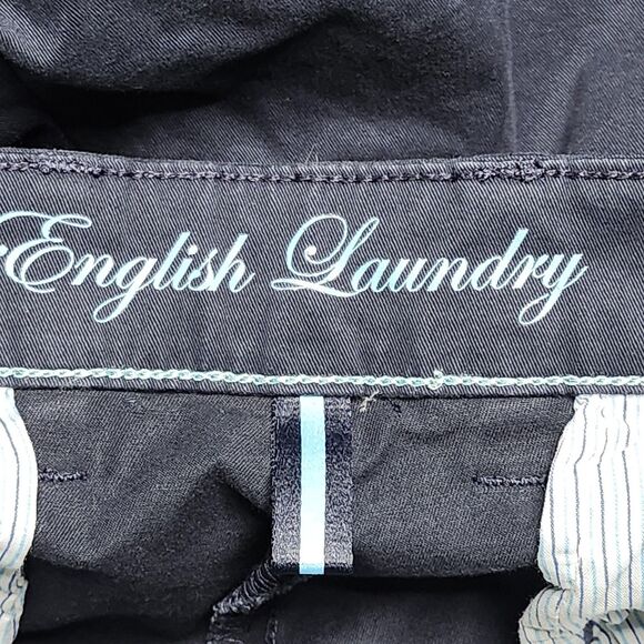 English Laundry Pants Mens 36x30 Navy Blue Chino Straight Casual Stretch E9S045 - Picture 8 of 10